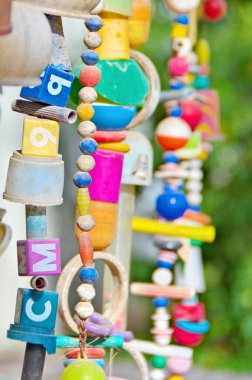Mobil, windchimds geri dönüşümlü Toys