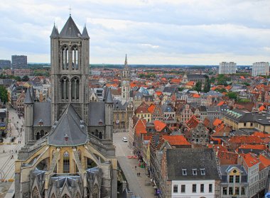Gent Cityscape, Belgium clipart