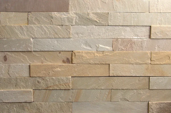 Natural stone brick beige background — Stock Photo, Image