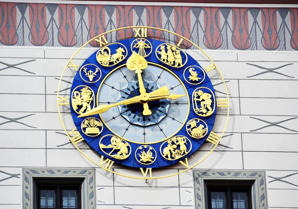 Reloj del zodíaco de Munich — Foto de Stock