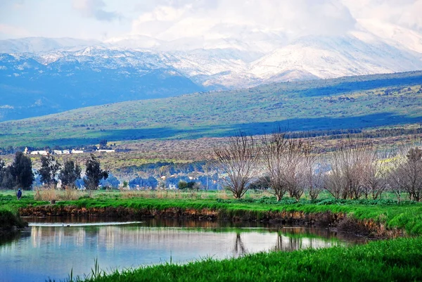 Hula göl ve monte hermon