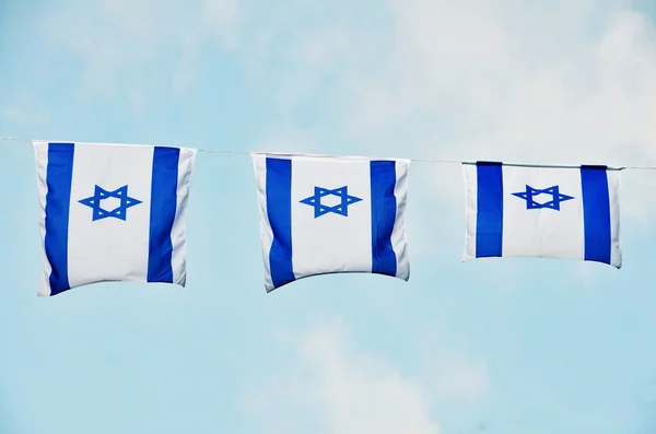 Israel Flag on Independence Day — Stock Photo, Image