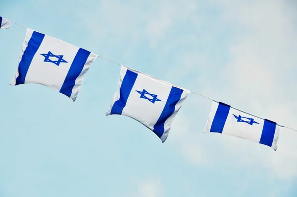 Israel Flag on Independence Day — Stock Photo, Image