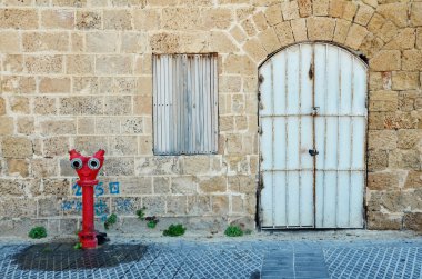Yafa ve tel aviv sokakta