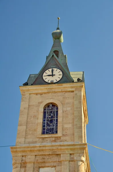 La famosa torre del reloj Jaffa — Foto de Stock
