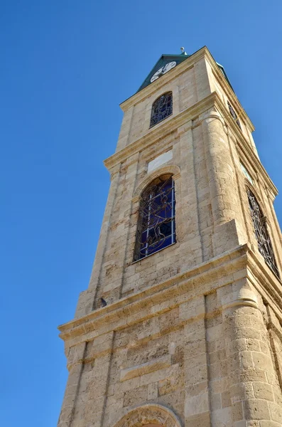 La famosa torre del reloj Jaffa — Foto de Stock
