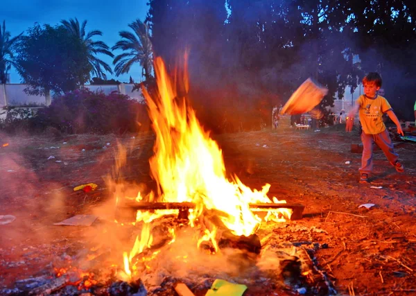 Lagi imigrantów ogniska w Izraelu — Zdjęcie stockowe