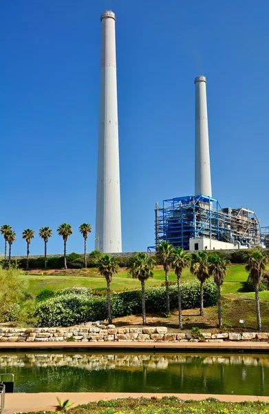 Centrale électrique en Israël — Photo