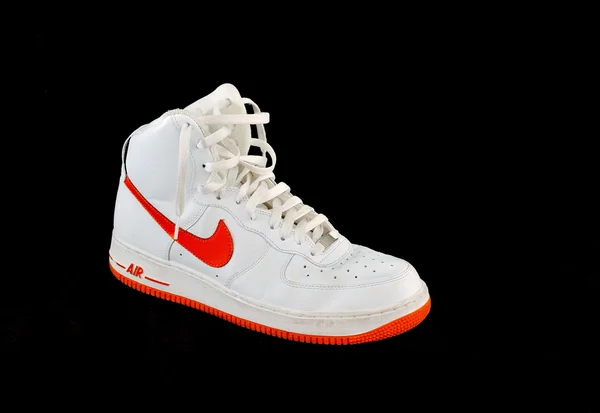 High-Top klassischer nike af-1 basketballschuh sneaker — Stockfoto