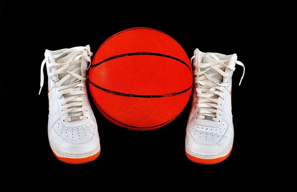 High-top classic basketball shoes sneakers — Stock Photo, Image