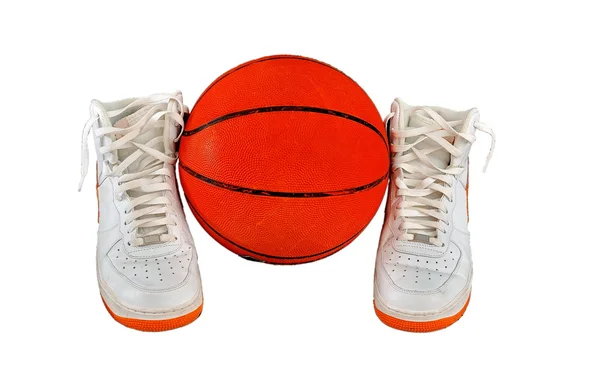 High-top classic basketball shoes sneakers — Stock Photo, Image