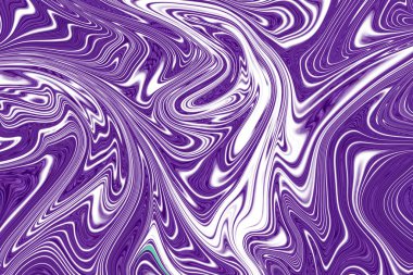 Soyut beyaz ve mor arkaplan. Kumaş, tasarım ya da hediye paketi için rastgele düzenlenmiş desen. Akrilik boyalı tekstil resmi kavramı