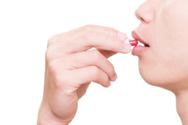 hap kapsül ağzına yemek  