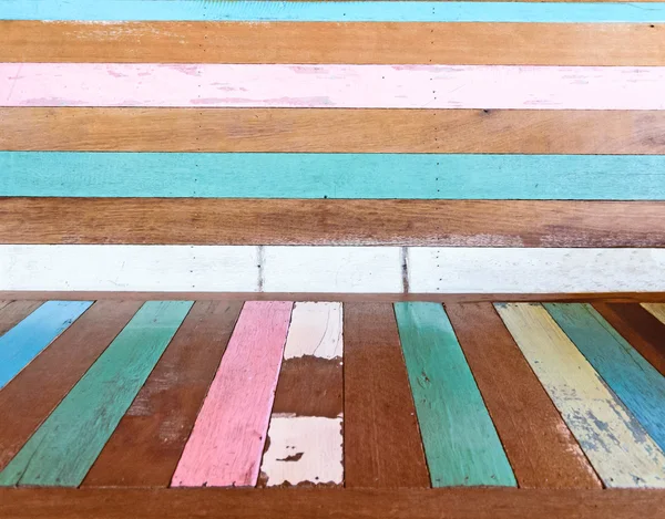 Achtergrond abstract met houten vloer — Stockfoto