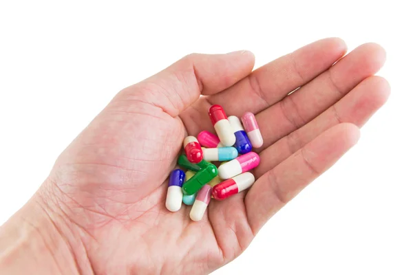 Medication on hand — Stock Photo, Image