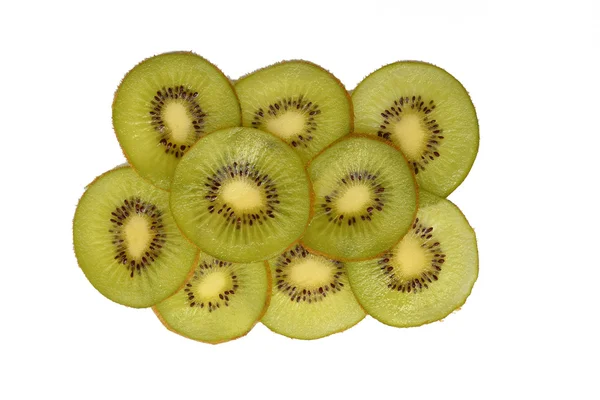 Kiwifrüchte und chinesische Stachelbeere (actinidia chinensis)). — Stockfoto