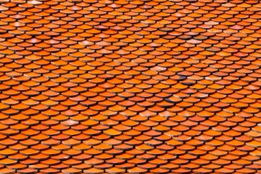 Toprak kiremit çatı, mimari arka plan.