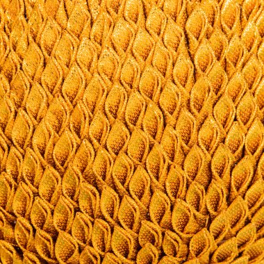 arka plan için altın kumaş dokusu yakın çekim 