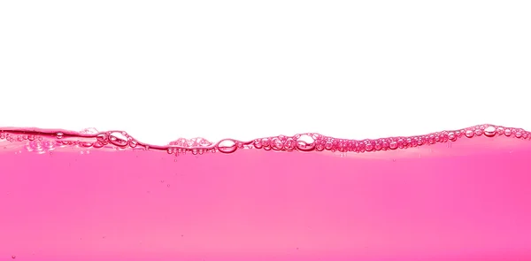 Agua rosa, fondo de textura de burbuja —  Fotos de Stock