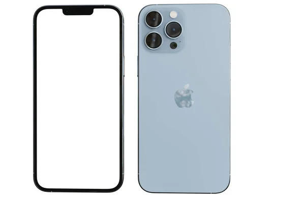 Neues Iphone Pro Max Vorder Und Rückseite Attrappe Mit Weißem — Stockfoto