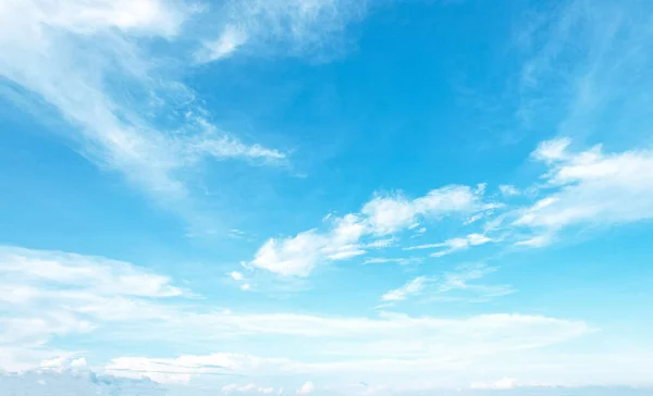 Blue Sky Clouds Fluffy Cloud Blue Sky Background Nature Background — Stock fotografie