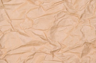 Brown crumpled paper texture background,be crush paper for creased and wrinkled for texture backdrop from shockproof paper.