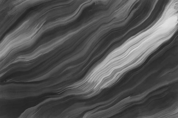 Streszczenie Czarno Białe Marmuru Malowane Akwarela Tło Projekt Tekstury — Zdjęcie stockowe