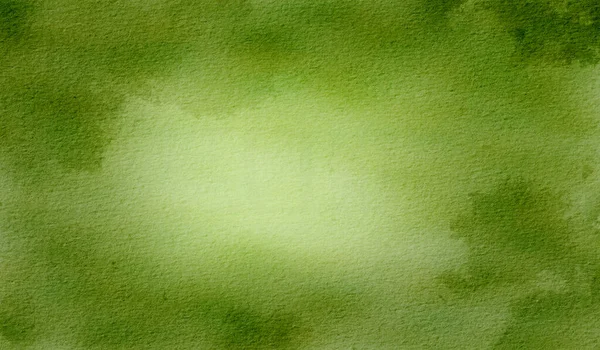 Eco Green Background Green Painted Watercolor Paper Texture Background Pattern — Stockfoto