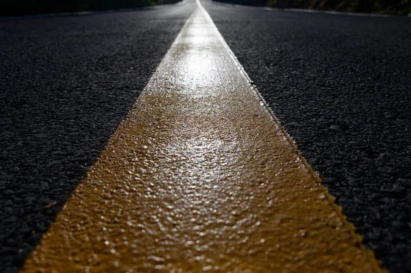 Asphalt road with lines,horizontal road texture background.