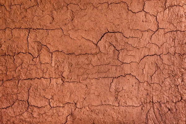 Texture Soil Wall Earth Shelter Wall Cracked Wall Structure — Stock Photo, Image