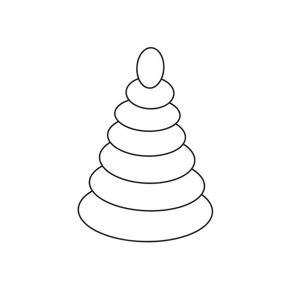 Illustration vectorielle pyramidale — Image vectorielle