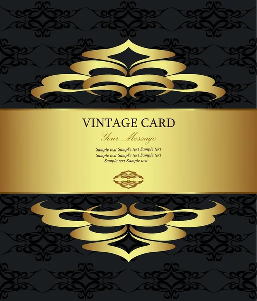 Vintage card — Stock Vector