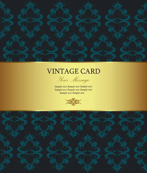 Vintage card — Stock Vector