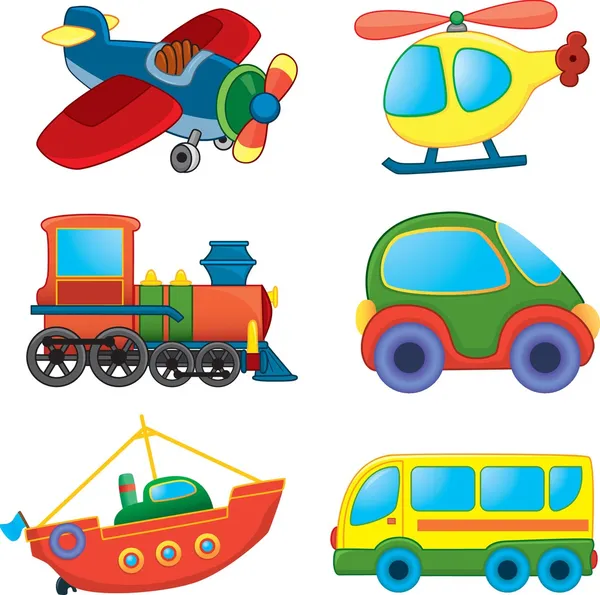 Transporte de dibujos animados — Vector de stock