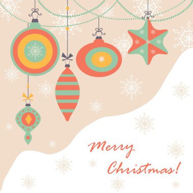 Yeni yıl ve Noel için arka plan