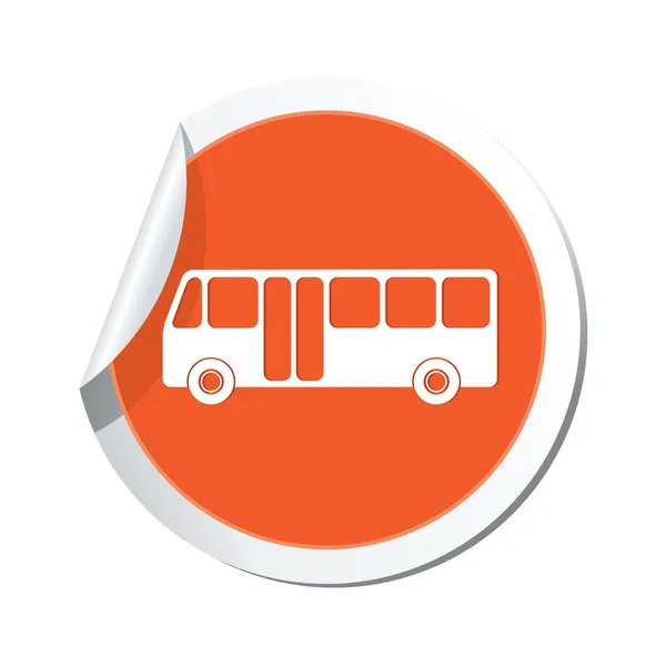 Icono del autobús. ilustración vectorial — Vector de stock