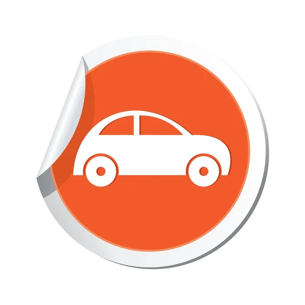 Een auto icoon. vectorillustratie — Stockvector