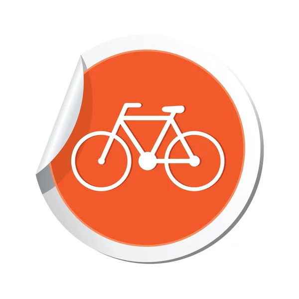 Bicycle icon. Vector illustration — Stock Vector
