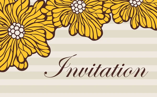 Tarjeta de invitación — Archivo Imágenes Vectoriales