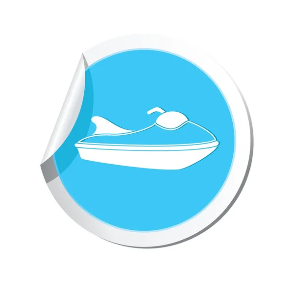 Icono de scooter de agua — Vector de stock