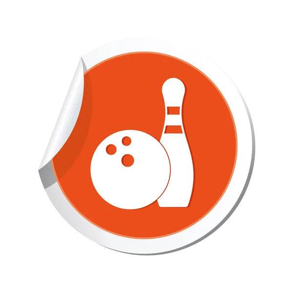 Bowling icon. — Stock Vector