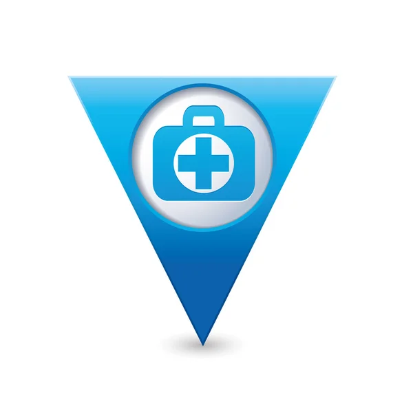 Lékařské ikona s kříž — Stockový vektor