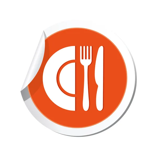 Icône restaurant. — Image vectorielle
