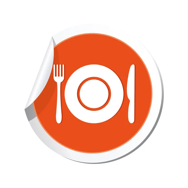 Restaurant icon. — Stock Vector
