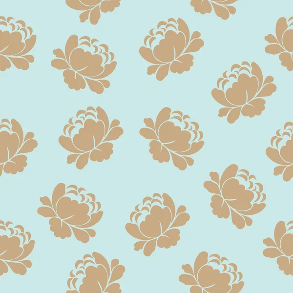 Nahtloses Muster mit floralem Hintergrund. — Stockvektor