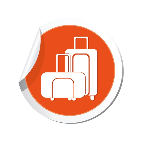 Suitcase icon. — Stock Vector