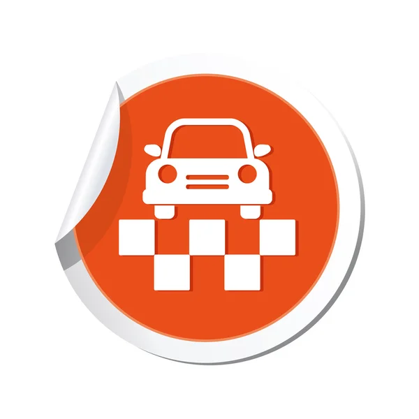 Icona del taxi — Vettoriale Stock