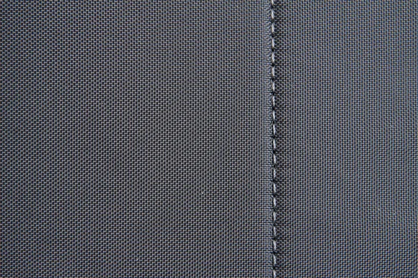 Close up photograph of a cloth texture with a seam — Stock Photo, Image