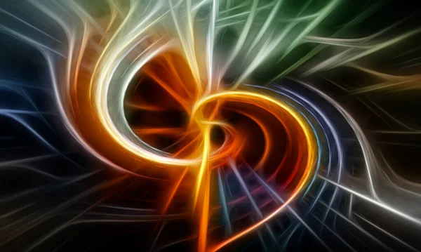 Renkli fraktal arka plan