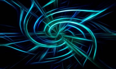 Soyut mavi arkaplan. Girdap illüstrasyonu